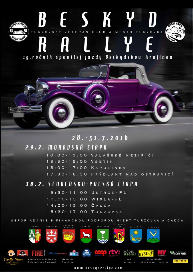 rallye beskyd plagat hotovy tlač